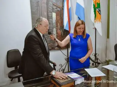 Federico  Bogdan comenzó su nuevo período como intendente