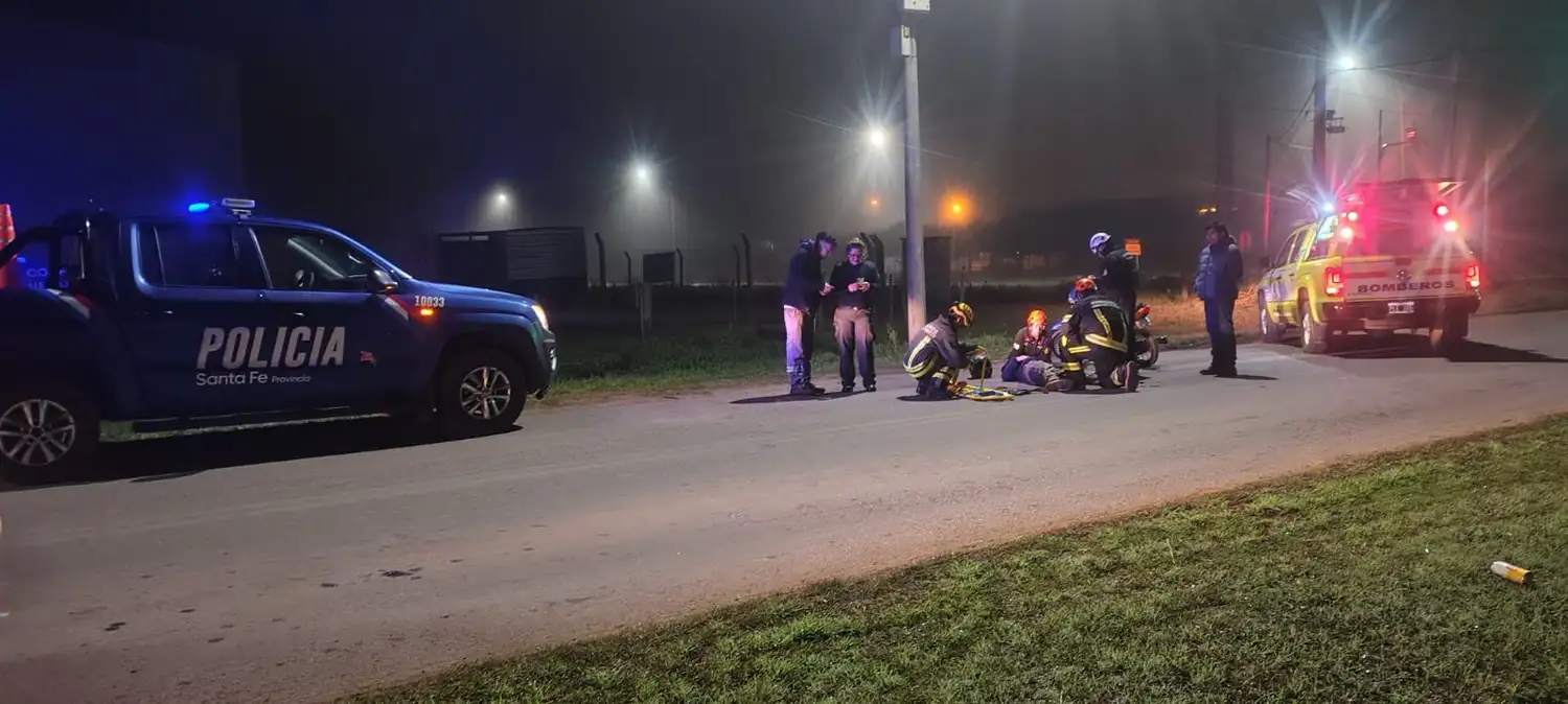 El hecho involucró a dos motociclistas en las primeras horas de la mañana. Foto. BVVT