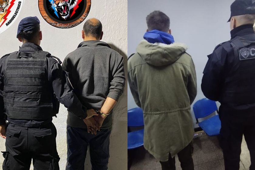 Detenidos en zona norte.