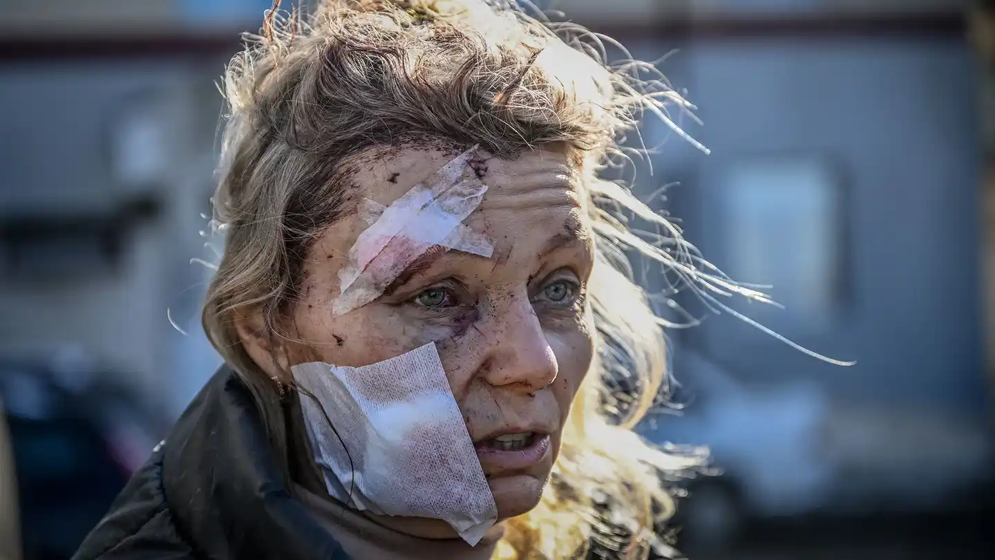 40 fotos devastadoras del segundo día de la invasión de Rusia a Ucrania