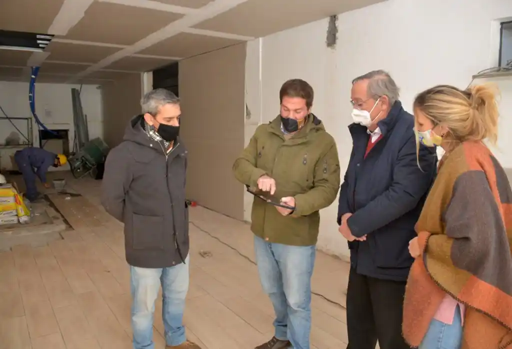 El Municipio avanza con la construcción del jardín maternal en el Club Jorge Newbery