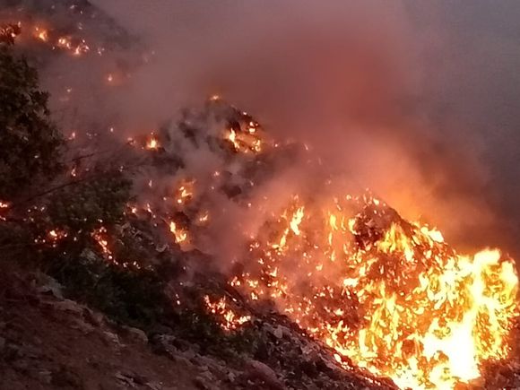 Siguen los incendios en el Basural: recuperadores temen por el trabajo de semanas