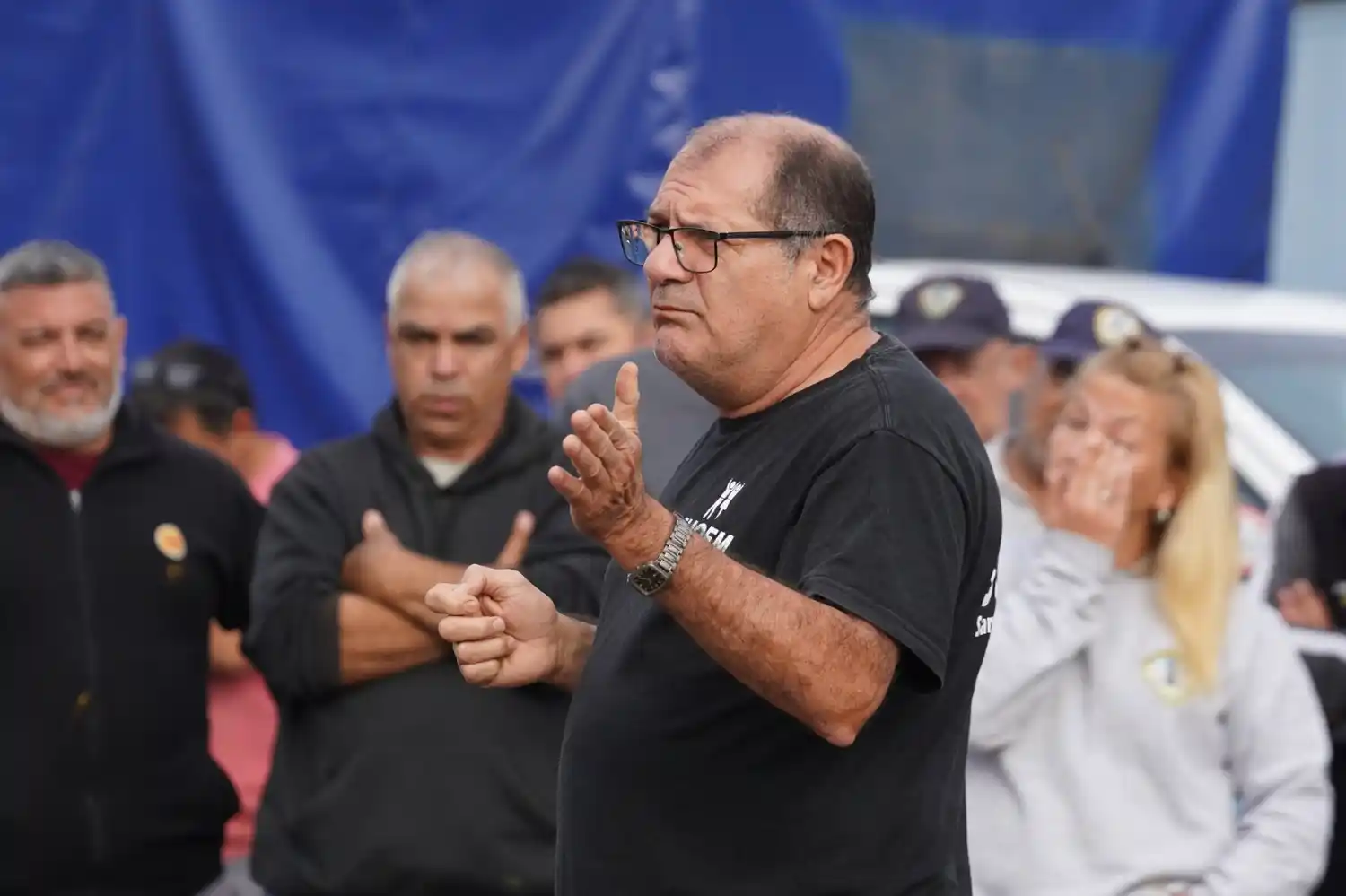 “Rechazamos y vamos a resistir. Estamos en alerta y en estado de asamblea”, dijo Lescano.