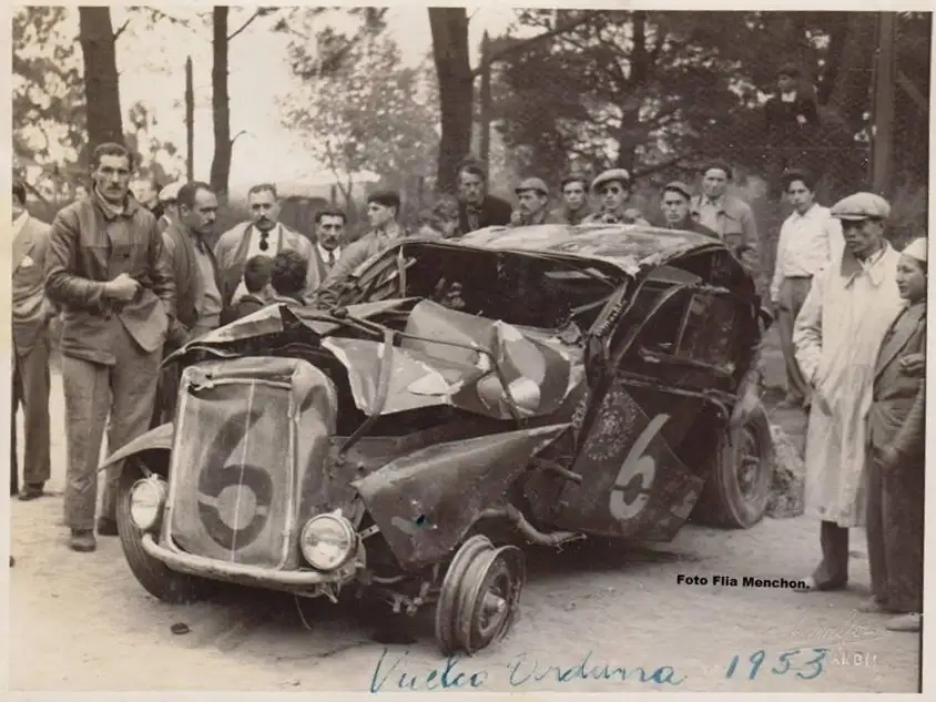El Ford N° 6 del malogrado Jorge Orduna, que perdió la vida frente a la Escuela Granja.

Foto: Juan Menchón-Historias de TC