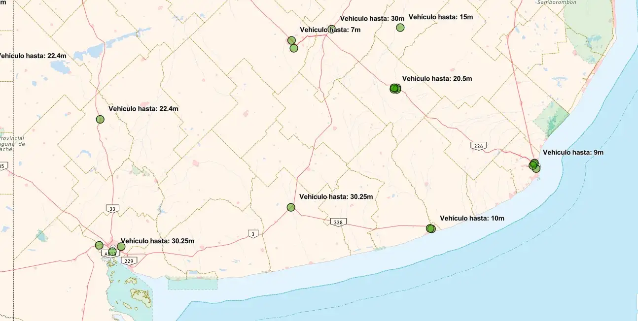 Estaciones GNC transporte pesado