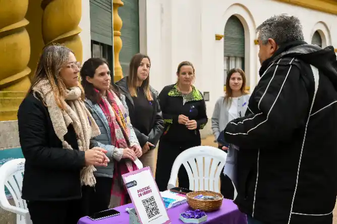 Ni Una Menos: la Municipalidad realizó una jornada de sensibilización