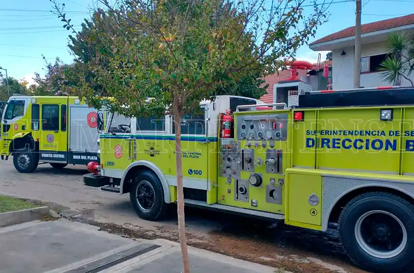 Tensión en el centro por el incendio en un hotel