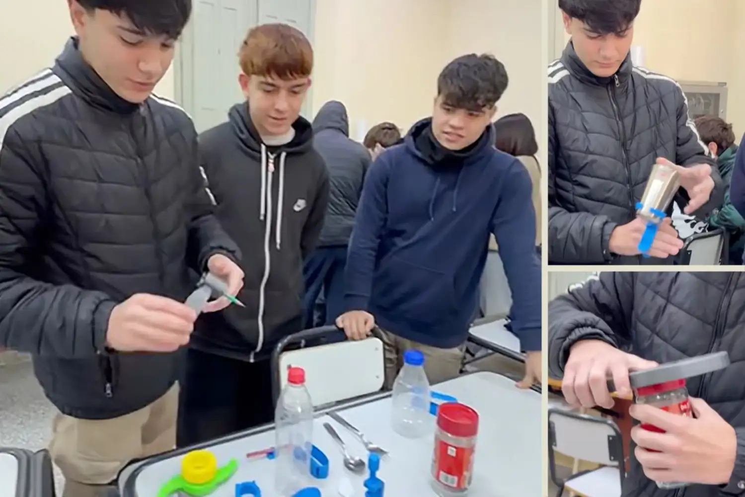 Escuela técnica de Diamante fabrica dispositivos de apoyo para personas con discapacidad
