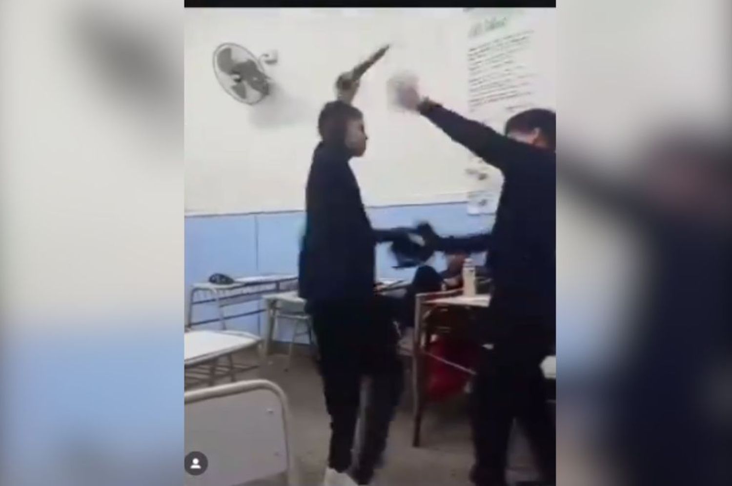 Violencia en una escuela