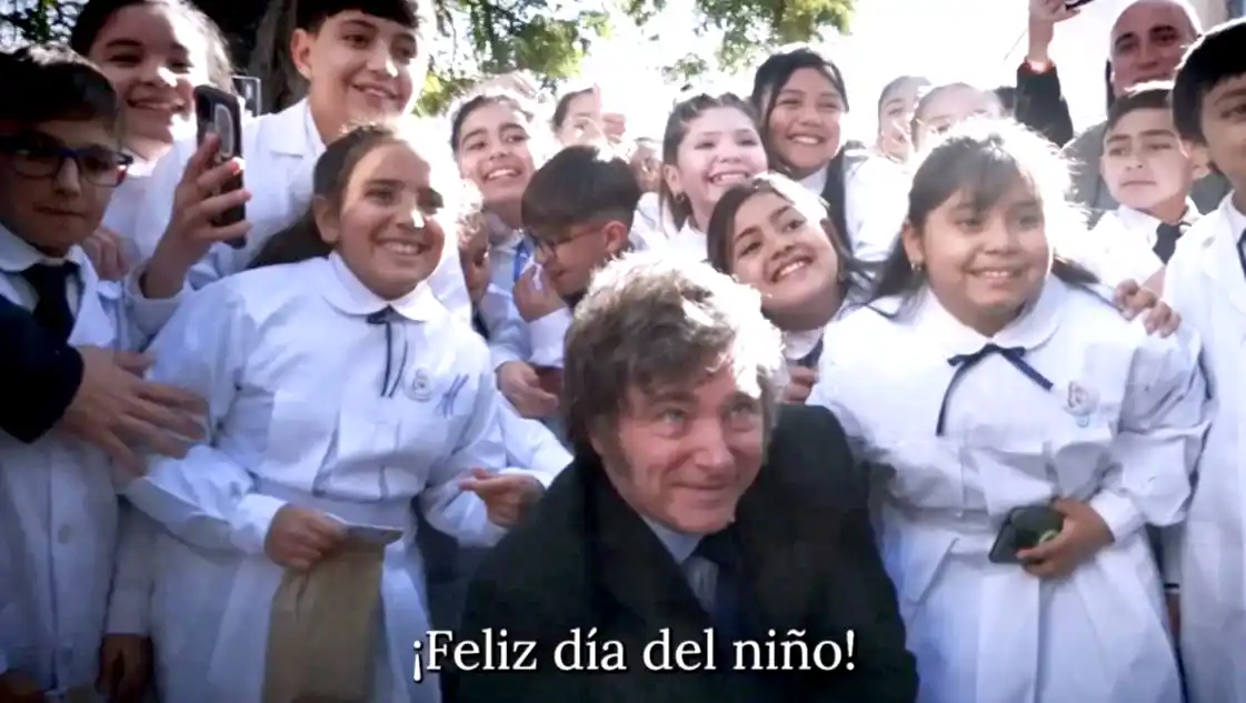 Para el Gobierno de Milei, se acabó el Día de la Niñez: "Feliz Día del Niño"