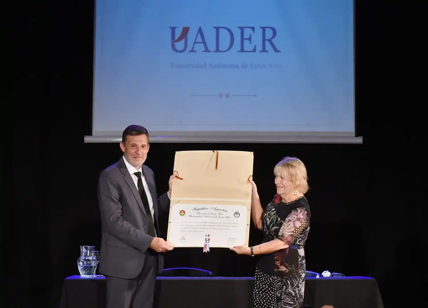 La Uader otorgó el título de Doctora Honoris Causa a Rosario Badano