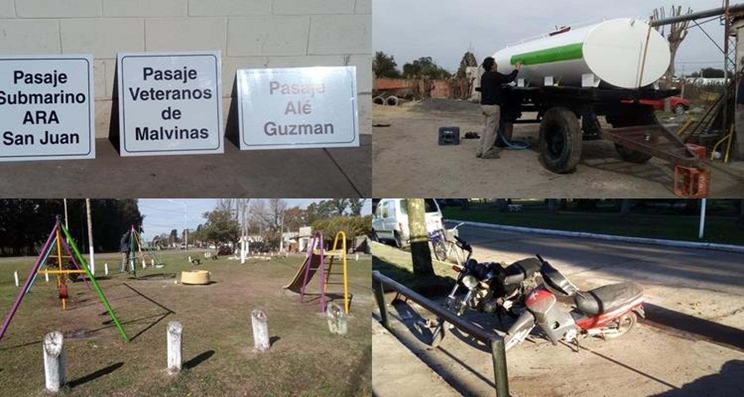 Río Tala: Con obras, la delegación mejora diferentes áreas de la localidad