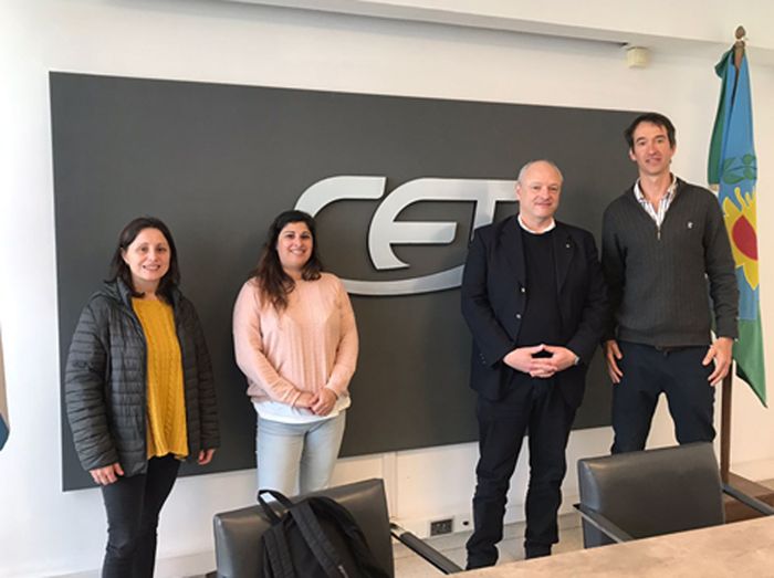 Reunión entre el titular de la Agencia Territorial y autoridades de la Cámara Empresaria