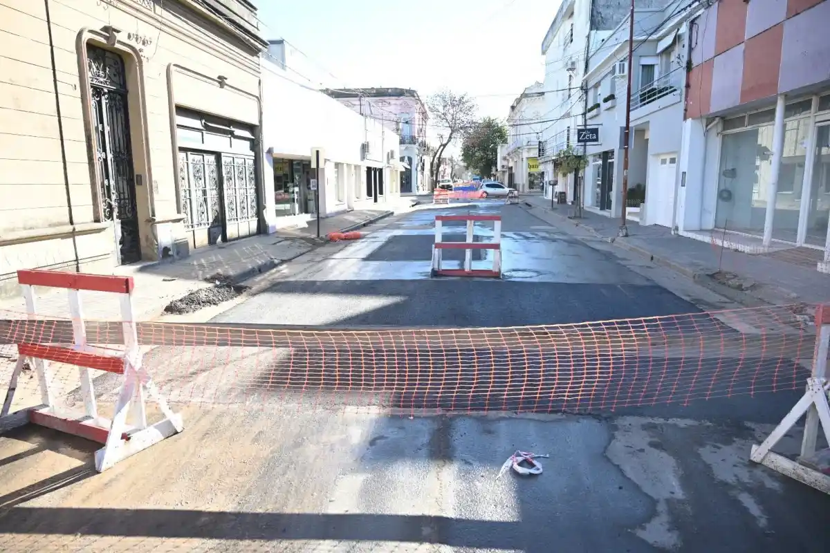 Reforzaron el asfaltado de casi una decena de cuadras en el centro y ya están habilitadas para la circulación