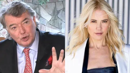 La top model se cruzó con toda al representante.