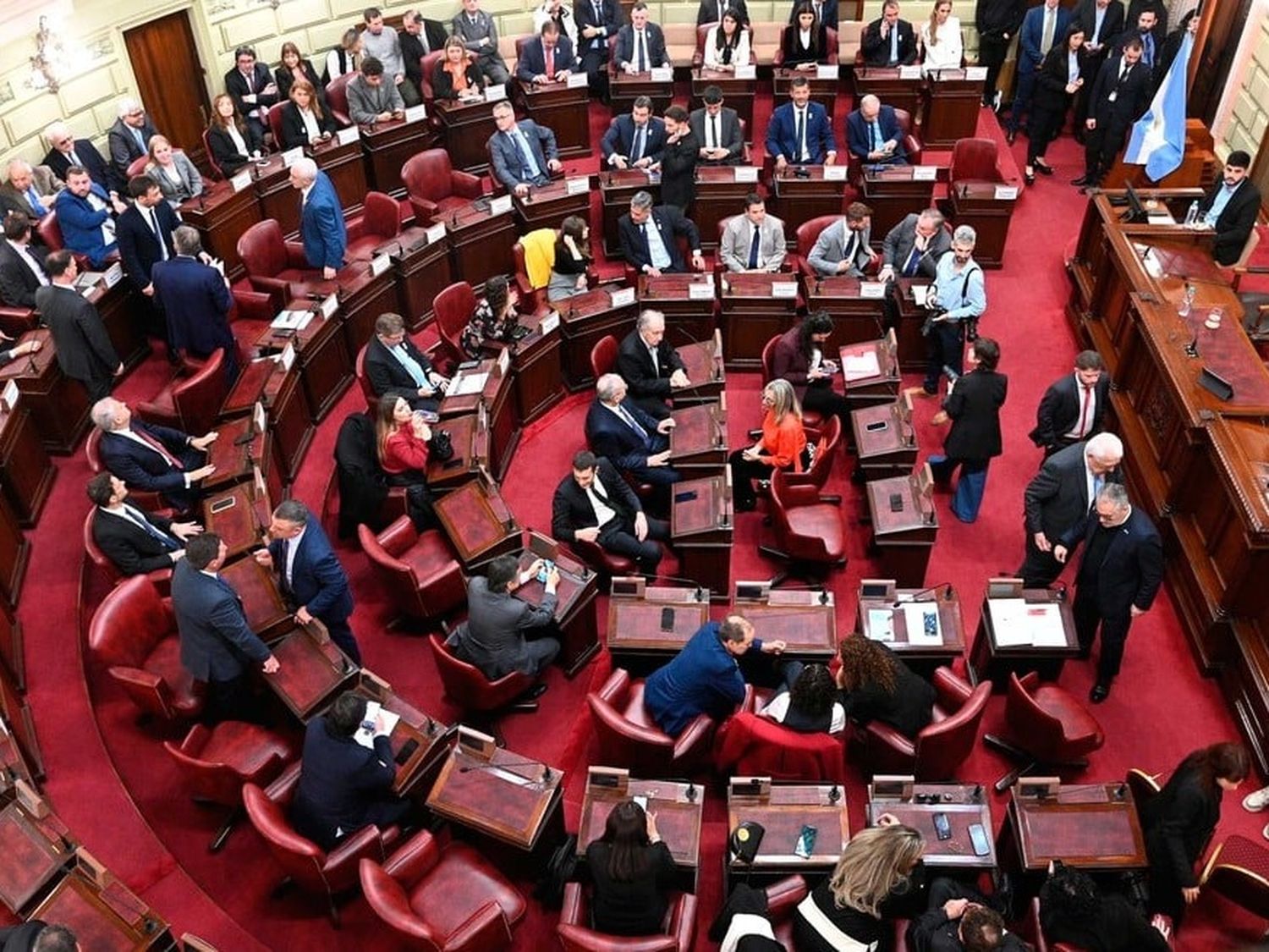 Comienzo de la Convención Reformadora en la sede de la Cámara de Diputados.