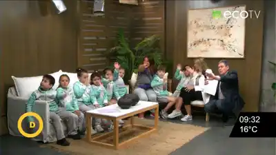 Niños del Jardín Arcoíris visitaron El Eco multimedios