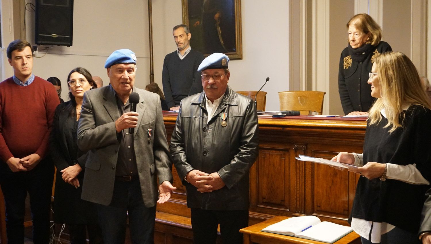 Reconocieron a dos tandilenses veteranos de las Misiones de Paz que sirvieron en Croacia