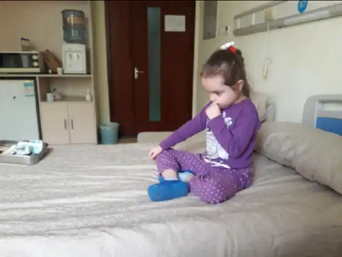 Le realizaron los primeros estudios a Guillermina, antes de comenzar el tratamiento