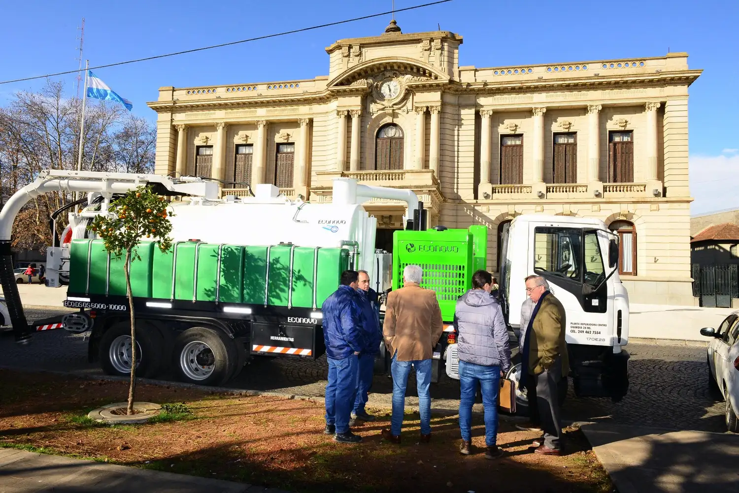 La Dirección de Obras Sanitarias sumó un nuevo camión