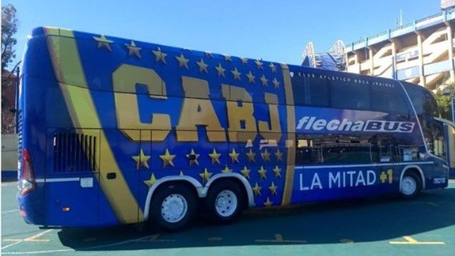 "No se rompe": ¿cómo probó Boca su micro para llevar a los jugadores al Monumental?