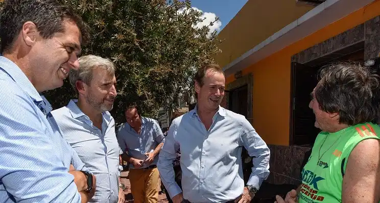 Bordet y Frigerio inauguraron obras del programa Hábitat
