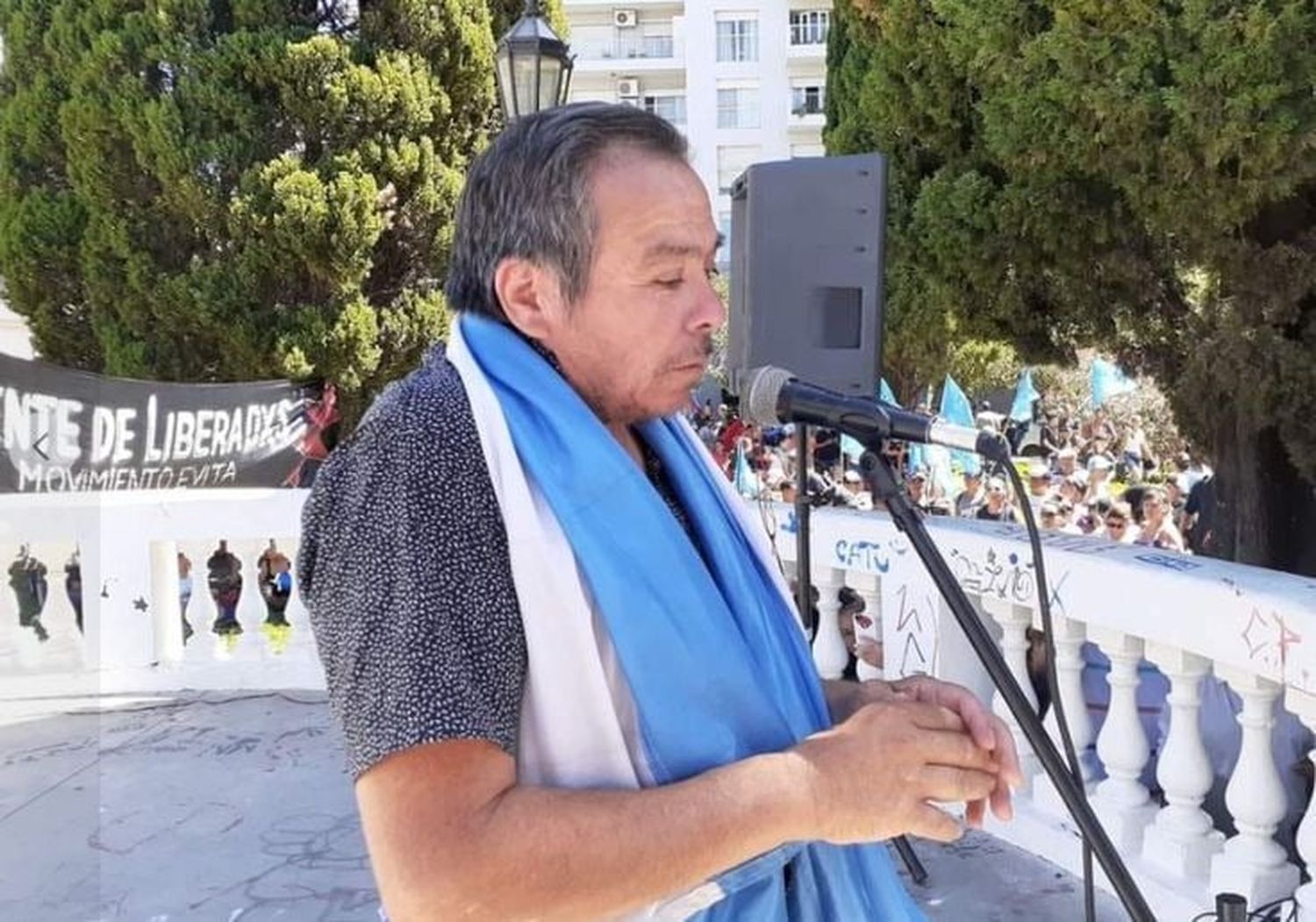 Roque Frangolini, dirigente local del Movimiento Libres del Sur. Foto: Diario El Norte