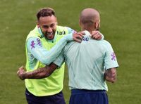 Neymar se incorporó a las prácticas de Brasil