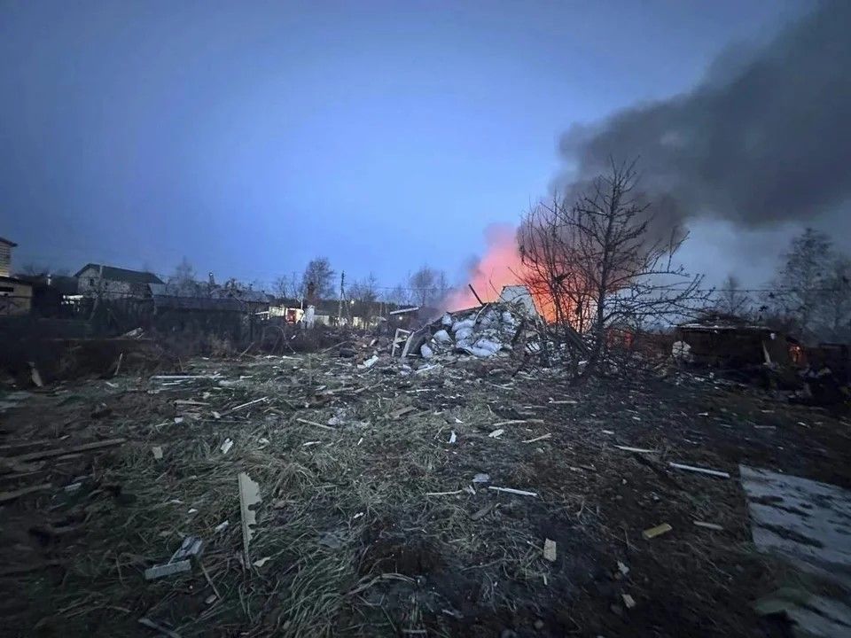 Uno de los lugares donde cayó un dron