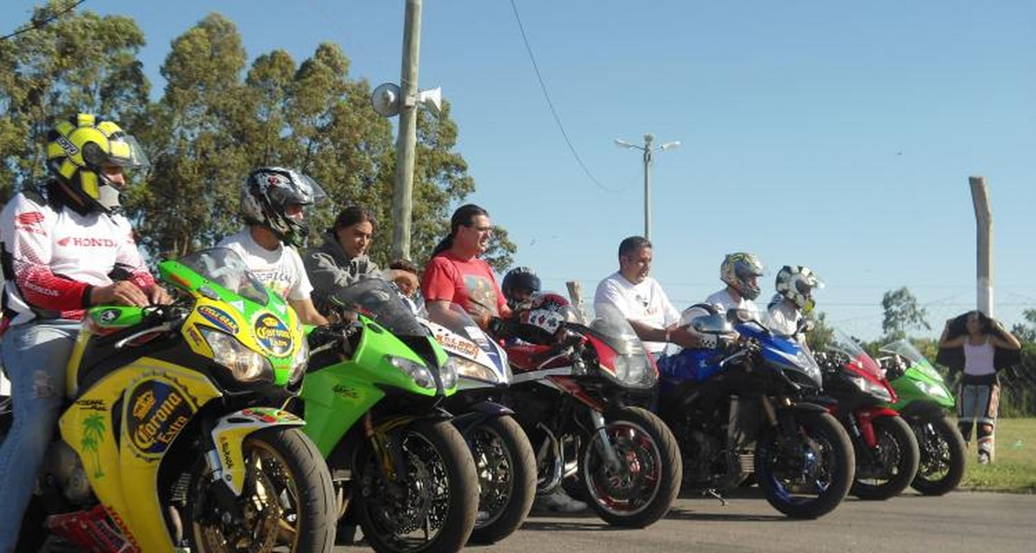 45 motos participaron de la primera jornada de picadas