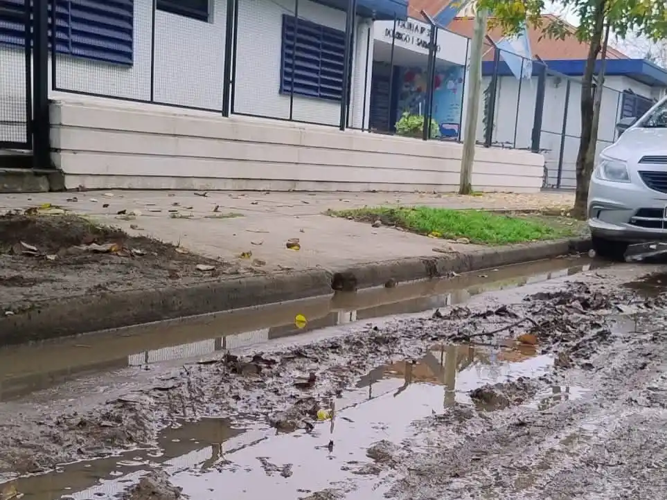 Piden priorizar el asfaltado en calles aledañas a la Escuela Sarmiento