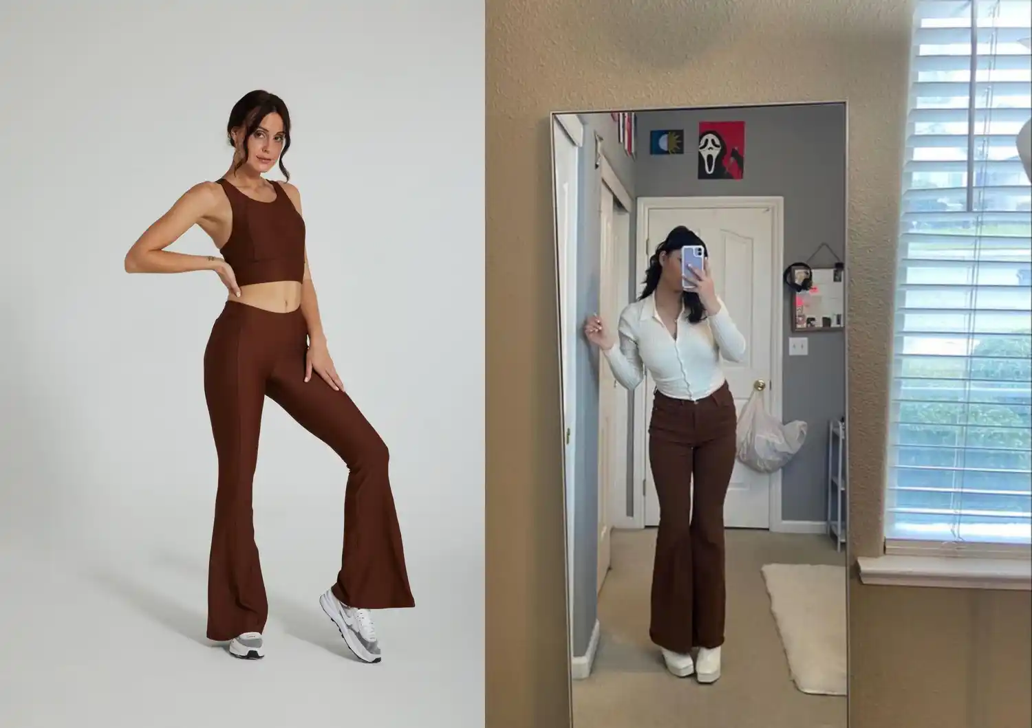 Flare leggings, el nuevo pantalón que revoluciona el look deportivo y elegante