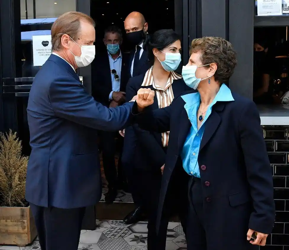 Bordet se reunió con la embajadora de Israel en Argentina