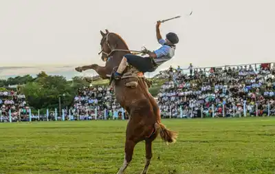 El escenario “Carlos Santa María” presentó un variado repertorio de melodías entrerrianas