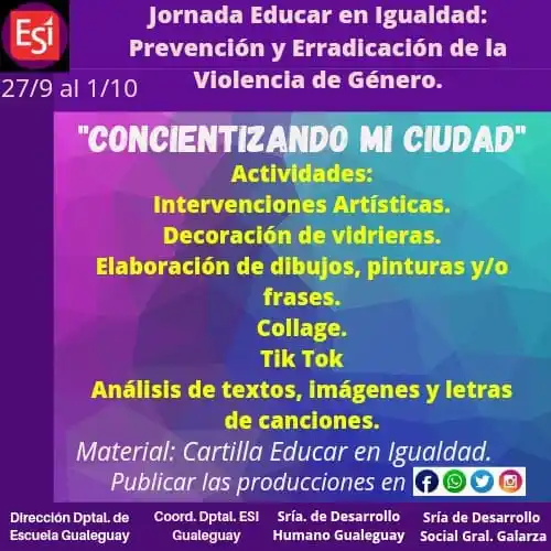 ESI: organizan una semana de concientización