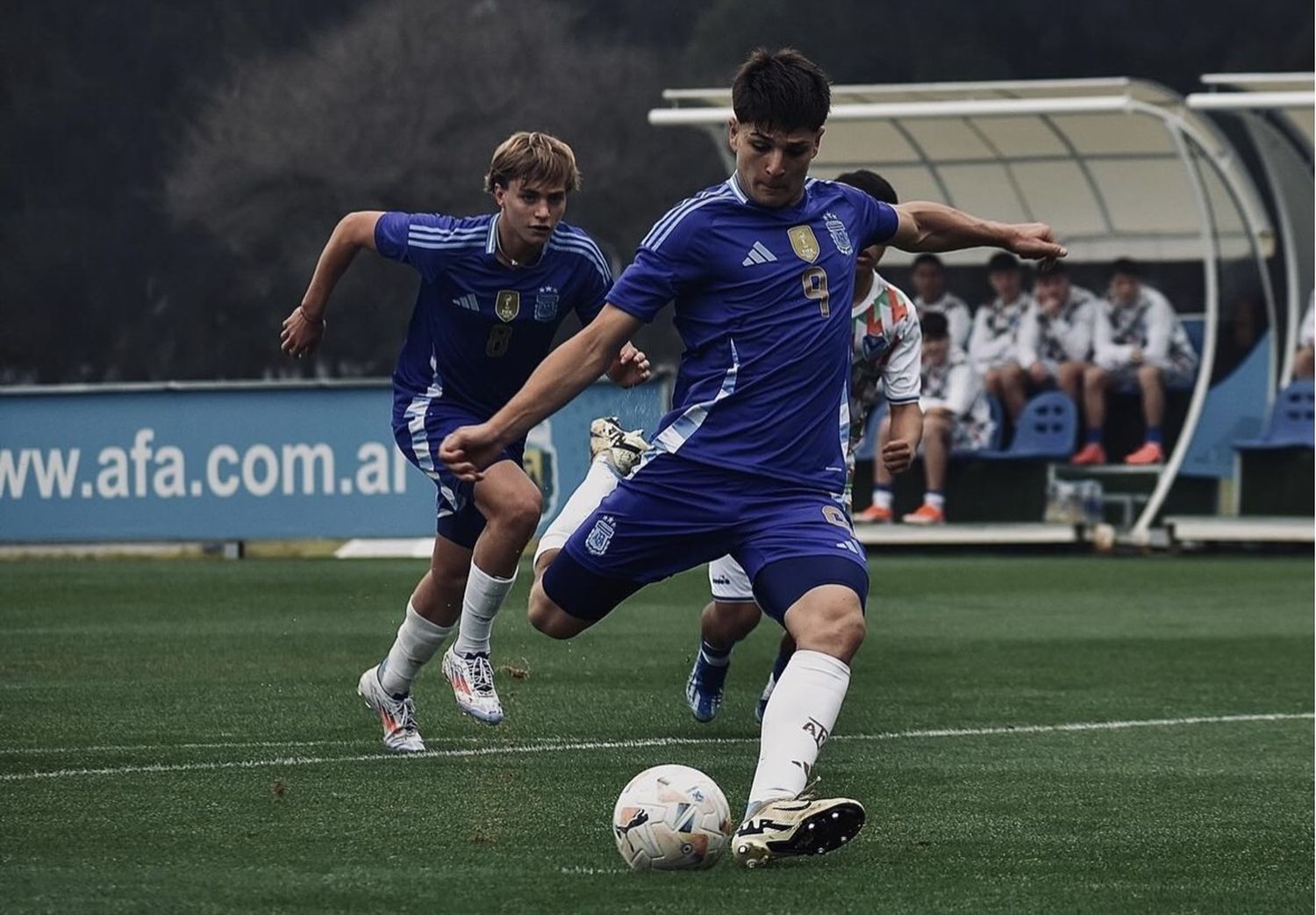 Thomas de Martis anotó para la Sub-17 en un amistoso frente a Vélez