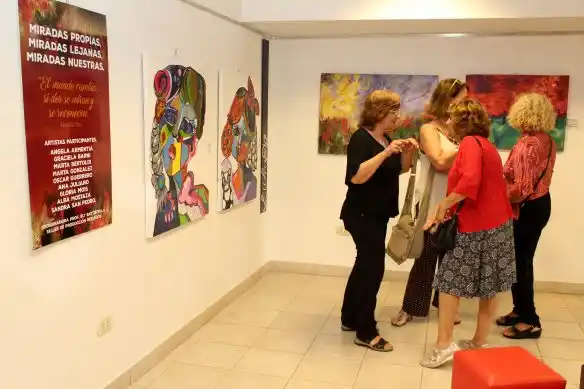 Muestra pictórica de un taller de producción artística