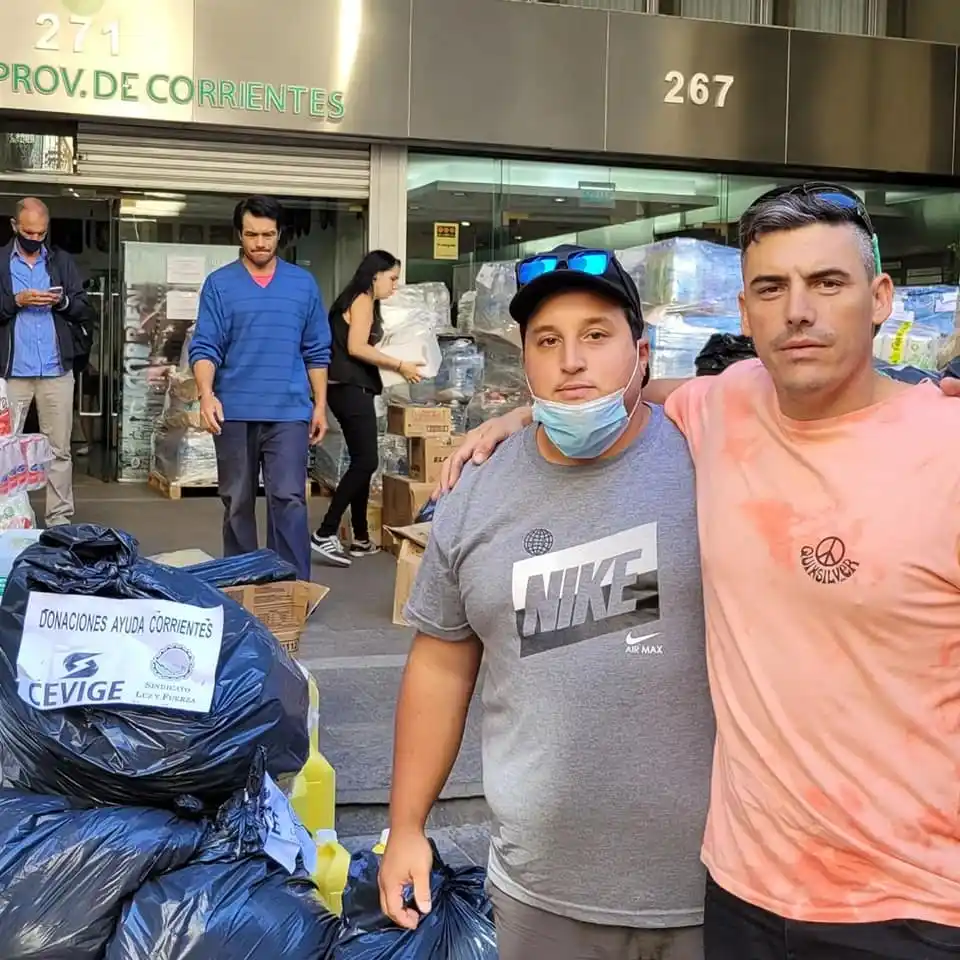 PILA SOLIDARIO: Entregan donaciones a damnificados por los incendios en Corrientes