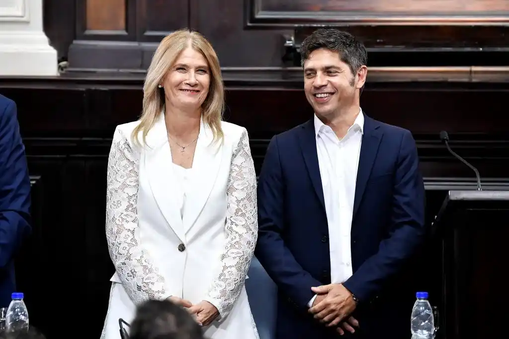 Verónica Magario Vicegobernadora y Axel Kicillof gobernador de la provincia de Buenos Aires