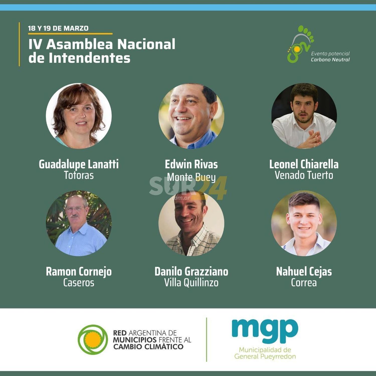 Venado Tuerto estará en la Cumbre Nacional para abordar acciones frente al cambio climático