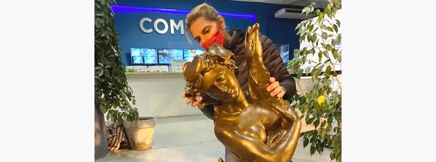 La escultura "Sirena" ya está en poder del Municipio