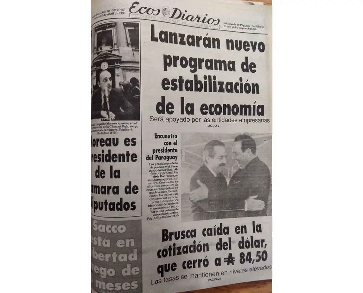 Jueves 27 de abril de 1989