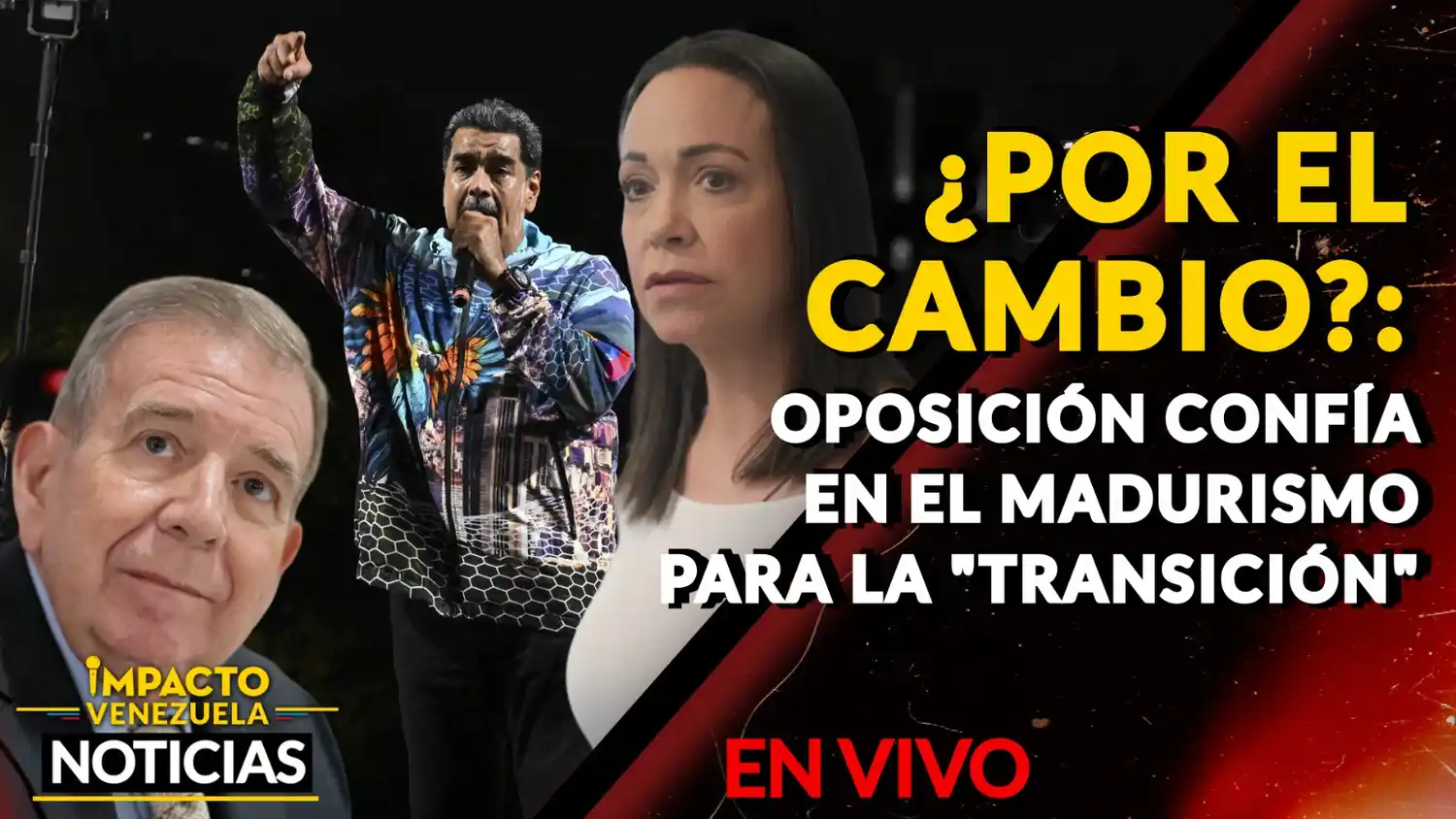 ¿POR EL CAMBIO? Oposición confía en el madurismo para la «transición» – VIDEO