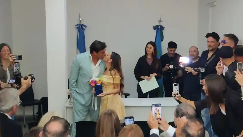 Se casó Matías Alé: quién es su flamante esposa, Martina Vignolo