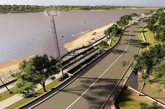 Bordet firmó el decreto de  adjudicación de la obra de la costanera Nebel
