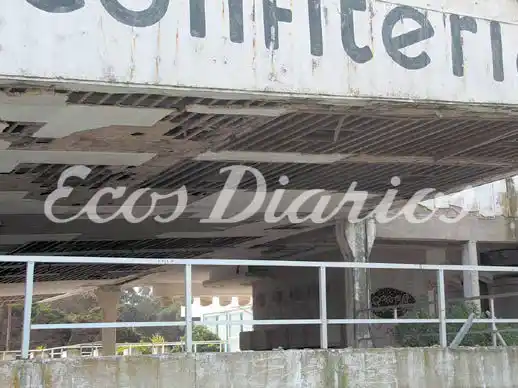El edificio del Casino  una vergüenza y no se vislumbra solución