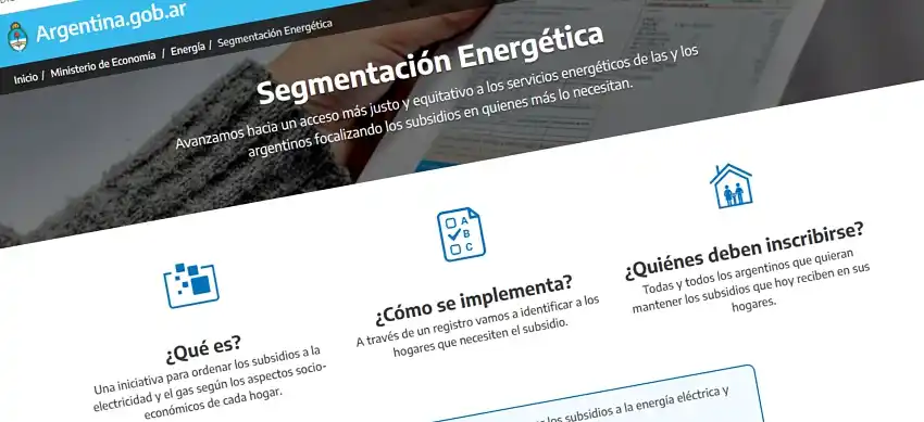 Segmentación Energética: Último día para completar el formulario para mantener el subsidio de luz y gas