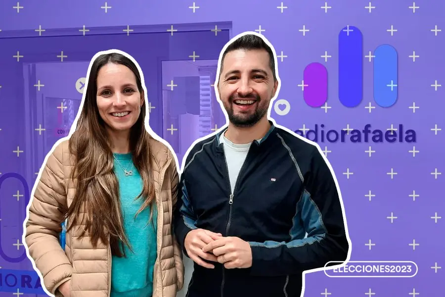 Candidatos en movimiento: Juan Senn y María Paz Caruso recorren la ciudad en busca de apoyo