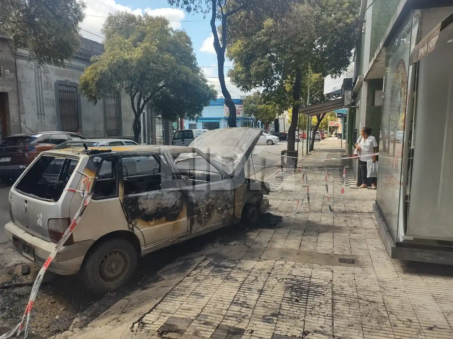 "Nos salvó el árbol, sino chocaba contra la casa y se nos incendiaba"