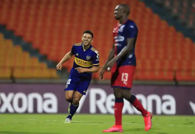 Boca le ganó al DIM en Colombia y se encamina a los octavos la Libertadores
